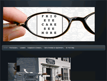 Tablet Screenshot of frioeyecare.com